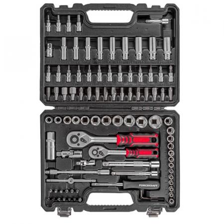 Набор инструментов 94 пр. 1/4" 3/8"(6гр)(4-22мм) FK-4941-5DS-м - 1
