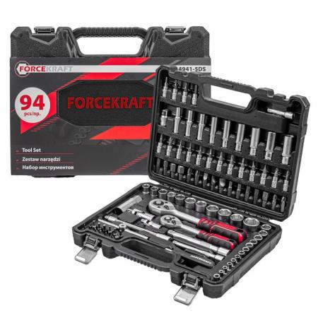 Набор инструментов 94 пр. 1/4" 3/8"(6гр)(4-22мм) FK-4941-5DS-м - 1