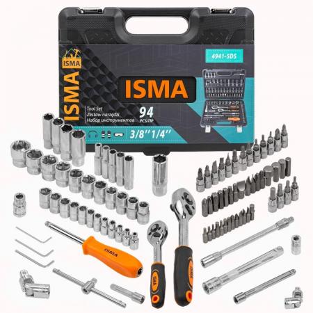 Набор инструментов 94 пр. ISMA-4941-5DS-м - 1