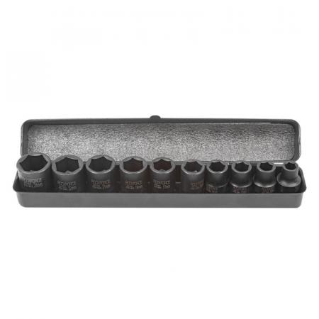 Набор головок ударных 1/2" 10пр.(6-гран) (8,10,12,13,14,17,19,21,24,27мм) RF-4109-5MPB - 1