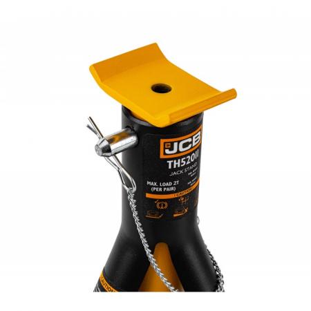 Подставка ремонтная с упорной пятой 2т (h min 265mm, h max 365mm) JCB-TH52011 - 1