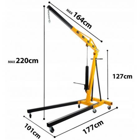 Кран гидравлический 2т JCB-TH72004 (T32002) - 1