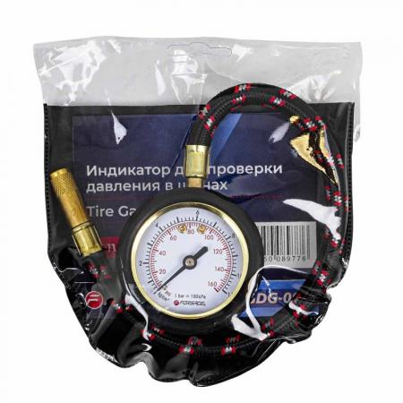 Индикатор  для проверки давления в шинах с гибким шлангом (0-11 Bar) F-SDG-06 - 1