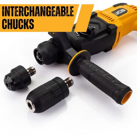 Перфоратор электрический (1050W, 0-4800об/мин, 3,5J) JCB-RH1050-E - 1