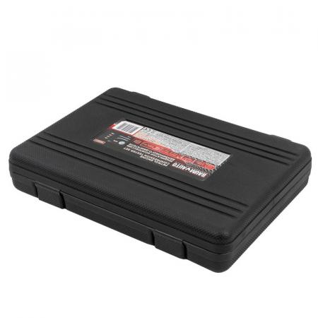 Индикатор компрессии бензинового двигателя Profi 8пр.(0-21Bar, М10, М12, М14, М18 + 2 жестких прижимных адаптера-переходника) , в кейсе BM-908G1 - 1