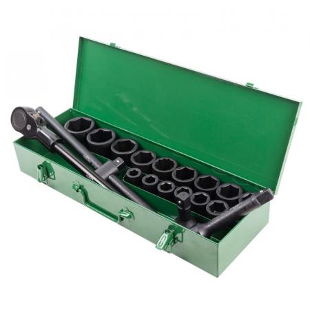 Набор инструментов ударных 21пр. 3/4" (6гр.) Forsland-6212-5MPB - 1
