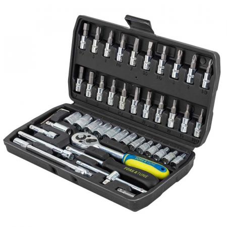 Набор инструментов 46пр.1/4" FORSandTUNE-2462-5 - 1