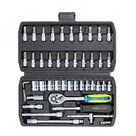 Набор инструментов 46пр.1/4" FORSandTUNE-2462-5 - 1