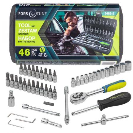 Набор инструментов 46пр.1/4" FORSandTUNE-2462-5 - 1