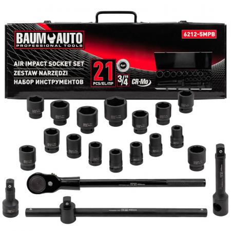 Набор инструментов ударных 21пр. 3/4" (6гр.) BM-6212-5MPB - 1