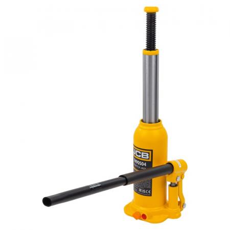 Домкрат бутылочный 5т с клапаном JCB-TH90504 - 1