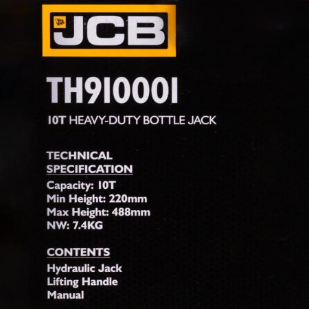 Домкрат бутылочный 10т JCB-TH910001 - 1