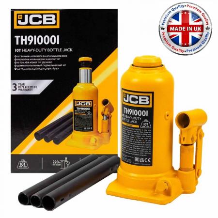 Домкрат бутылочный 10т JCB-TH910001 - 1