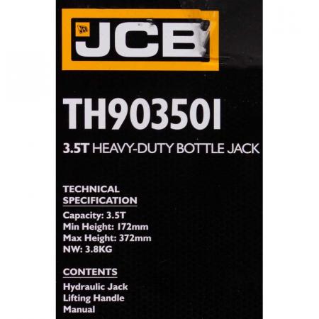 Домкрат бутылочный 3.5т JCB-TH903501 - 1
