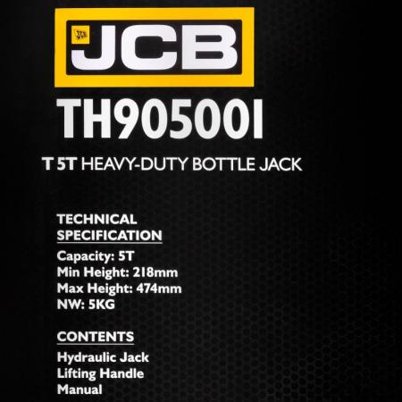 Домкрат бутылочный 5т JCB-TH905001 - 1