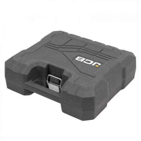 Пневмогайковерт ударный "Compact" в облегченном корпусе 1/2''+набор головок(9,10,11,13,14,17,19,22,24,27мм+удлин.125мм,610/1200Hм,6.3bar,170 л/мин) JCB-RP9515 KIT - 1
