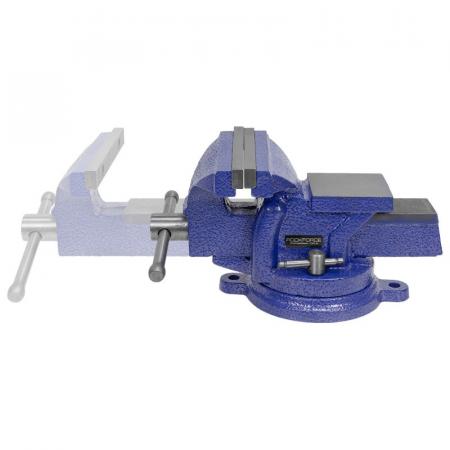Тиски стальные поворотные с наковальней  4"-100мм RF-6540204W - 1