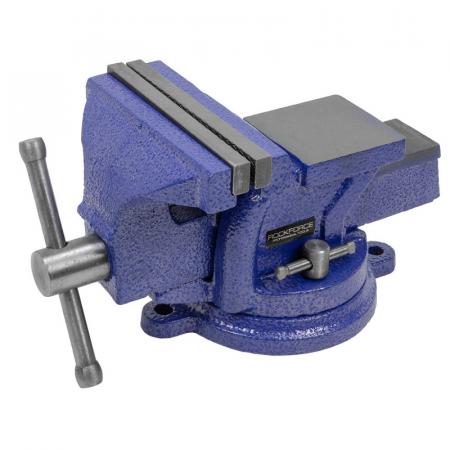Тиски стальные поворотные с наковальней  4"-100мм RF-6540204W - 1
