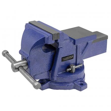 Тиски стальные поворотные с наковальней  4"-100мм RF-6540604W - 1
