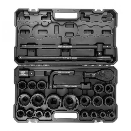 Набор инструментов ударных 26пр, 3/4", 1" (12гр.) JCB-68262-9MPB - 1