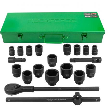 Набор инструментов ударных 21пр, 3/4" (6гр.) RF-6212-5MPB - 1