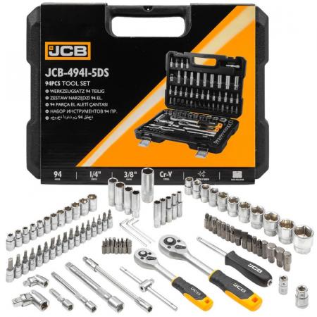 Набор инструментов 94 пр. 1/4", 3/8" (6гр) JCB-4941-5DS - 1