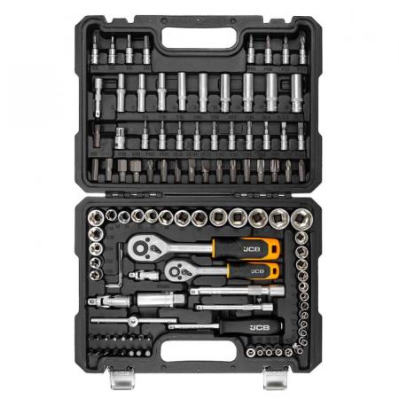 Набор инструментов 108 пр. 1/4'', 3/8'' (6гр.) JCB-41082-5DS - 1
