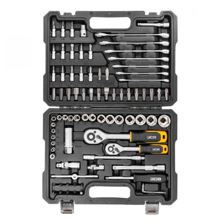 Набор инструментов 82пр. 1/4", 3/8" JCB-4821-5DS - 1