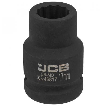Головка ударная 3/4", 17мм (12гр.) JCB-46817 - 1