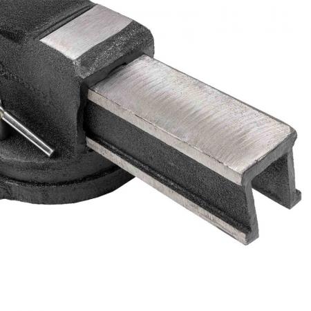 Тиски стальные поворотные с наковальней 4" (100мм) FK-6540304 - 1