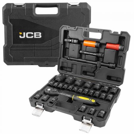 Набор инструментов ударных 32пр. 1/2" (6гр.) JCB-4323-5MPB - 1