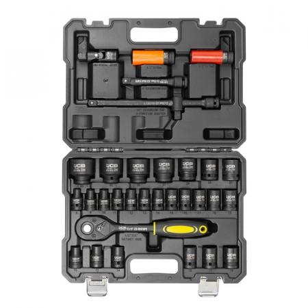 Набор инструментов ударных 32пр. 1/2" (6гр.) JCB-4323-5MPB - 1
