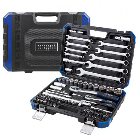 Набор инструментов 1/4"  1/2", 82пр. (6-гран) Sch-4821-5 - 1