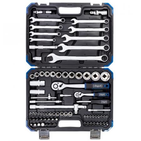 Набор инструментов 1/4"  1/2", 82пр. (6-гран) Sch-4821-5 - 1