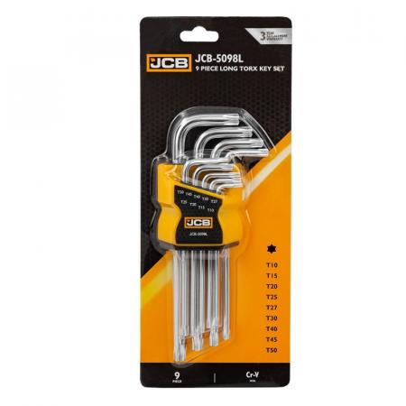 Набор ключей Г-образных 9пр. JCB-5098L - 1