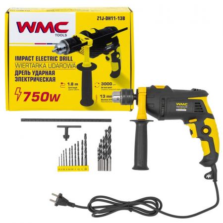 Дрель ударная электрическая 3000rpm 750W 230V/50Hz WMC-Z1J-DH11-13B - 1