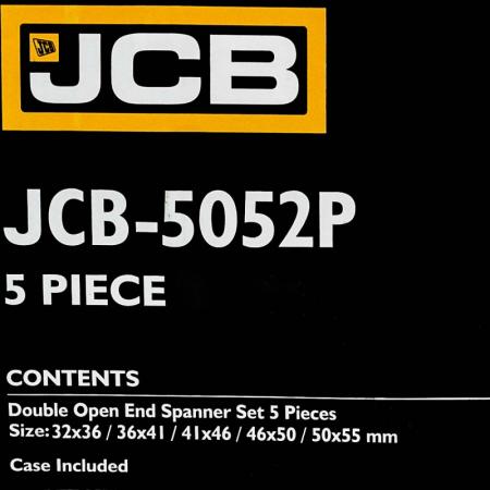 Набор ключей рожковых 5пр. JCB-5052P - 1