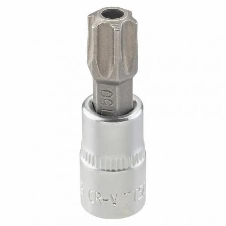 Головка-бита TORX T50H c отверстием, 1/4" JCB-3273250 - 1