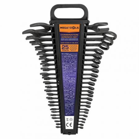 Набор ключей комбинированный 25пр. MT-5261D36-41 BLACK - 1