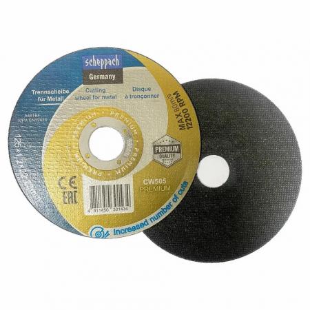 Круг отрезной по металлу 125x1,2x22,2мм Sch-CW505 PREMIUM - 1