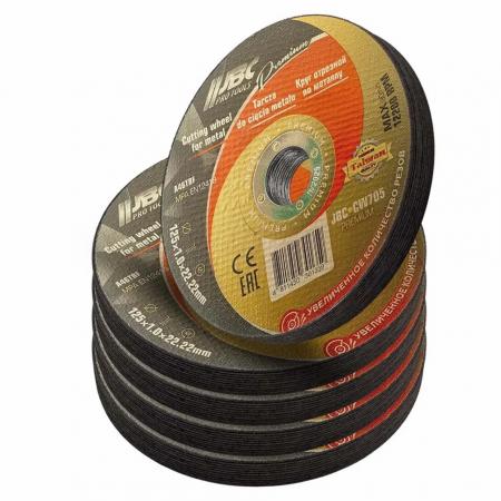 Круг отрезной по металлу 125x1x22,2мм(50шт к-т) JBC-CW705 PREMIUM[50шт к-т] - 1