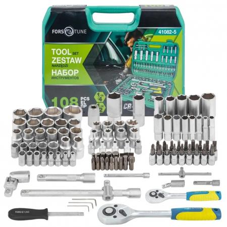 Набор инструментов 108пр. 1/4", 1/2" FORSandTUNE-41082-5 - 1