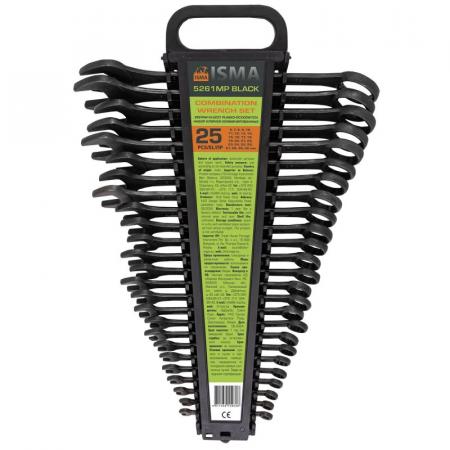 Набор ключей комбинированных 25пр. ISMA-5261MP BLACK - 1