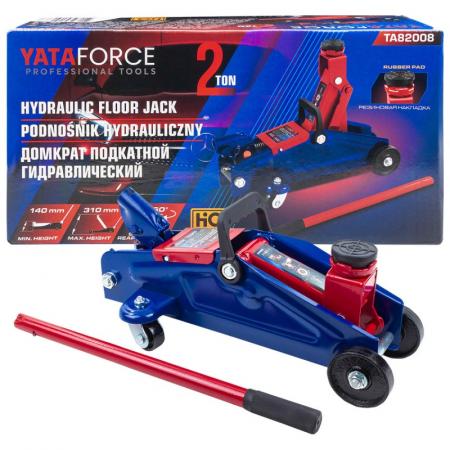 Домкрат подкатной гидравлический 2т YF-TA82008 - 1