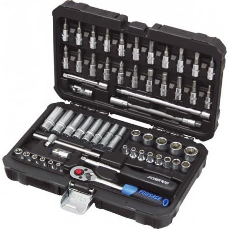 Набор инструмента 57пр. 1/4" (6-гран.)(4-14мм)(E4-E10) F-2571-5 - 1