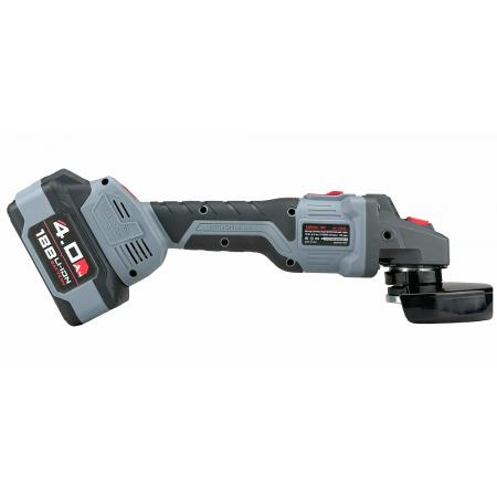 Аккумуляторная бесщеточная УШМ PROFIPOWER MKDGA-20V (20В,Li-ion-2шт, 4Ач, 125 мм, 0-9000 об/мин, З/У, в кейсе) E0080 - 1