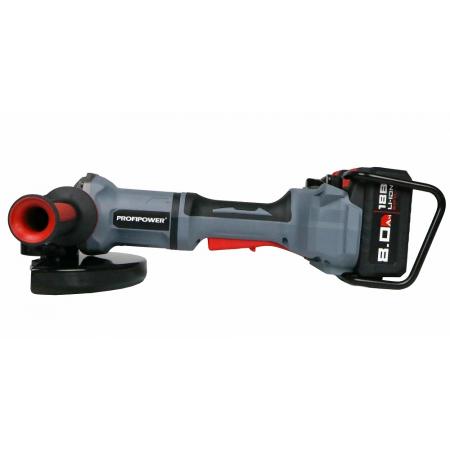 Аккумуляторная бесщеточная УШМ PROFIPOWER Серия 40B 40B-230 (40В, 230мм, Li-ion-2шт, 8.0Ач, 0-6000об/мин, З/У) E0234 - 1