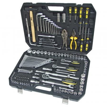 Набор инструмента ER-80142 1/4"&3/8"&1/2"DR 6-гранный 142 предмета - 1