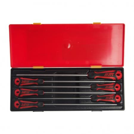 Набор отверток удлинённых TORX T10,T15,T20,T25,T27,T30х250мм в ложементе, 6 пр. JTC /1 JTC-K7061 - 1