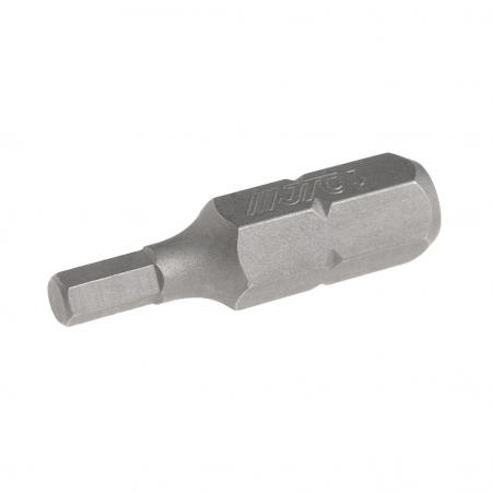 Вставка 1/4"DR 6-гранная 3x25мм S2 JTC JTC-1152503 - 1